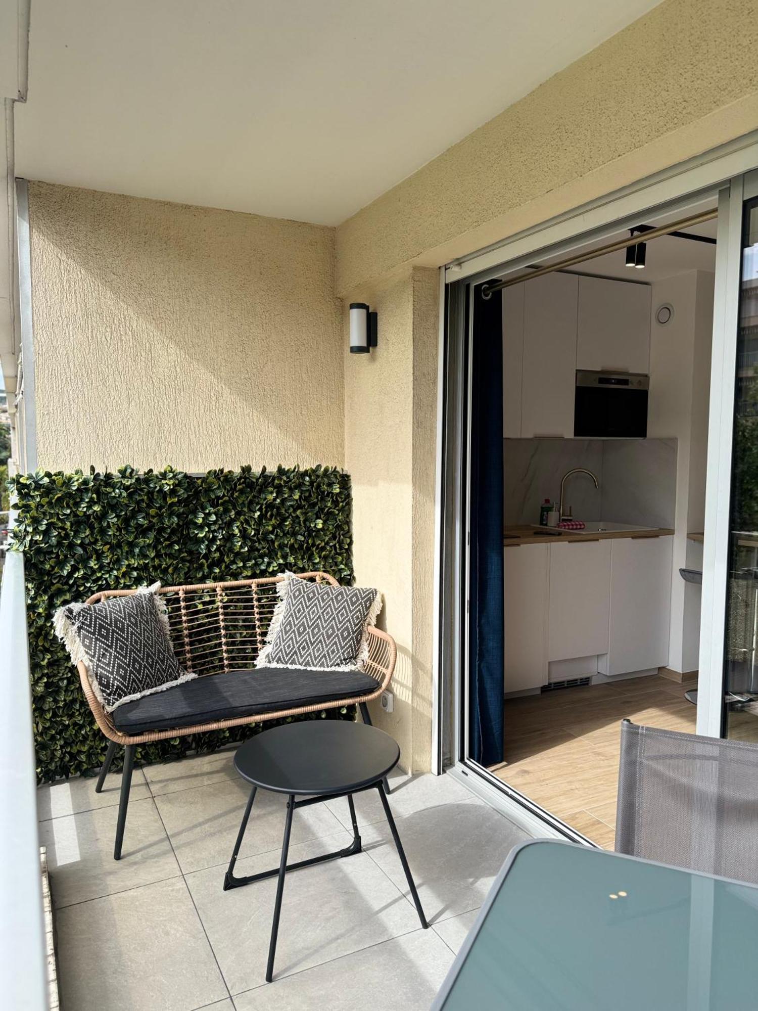 Cosy Appartement, Centre-Ville Cannes, Terrasse, Clim Esterno foto
